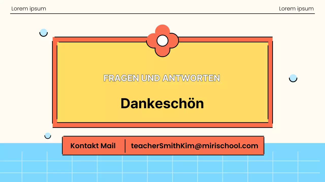 Photosynthese in einem knalligen Orange und Grün