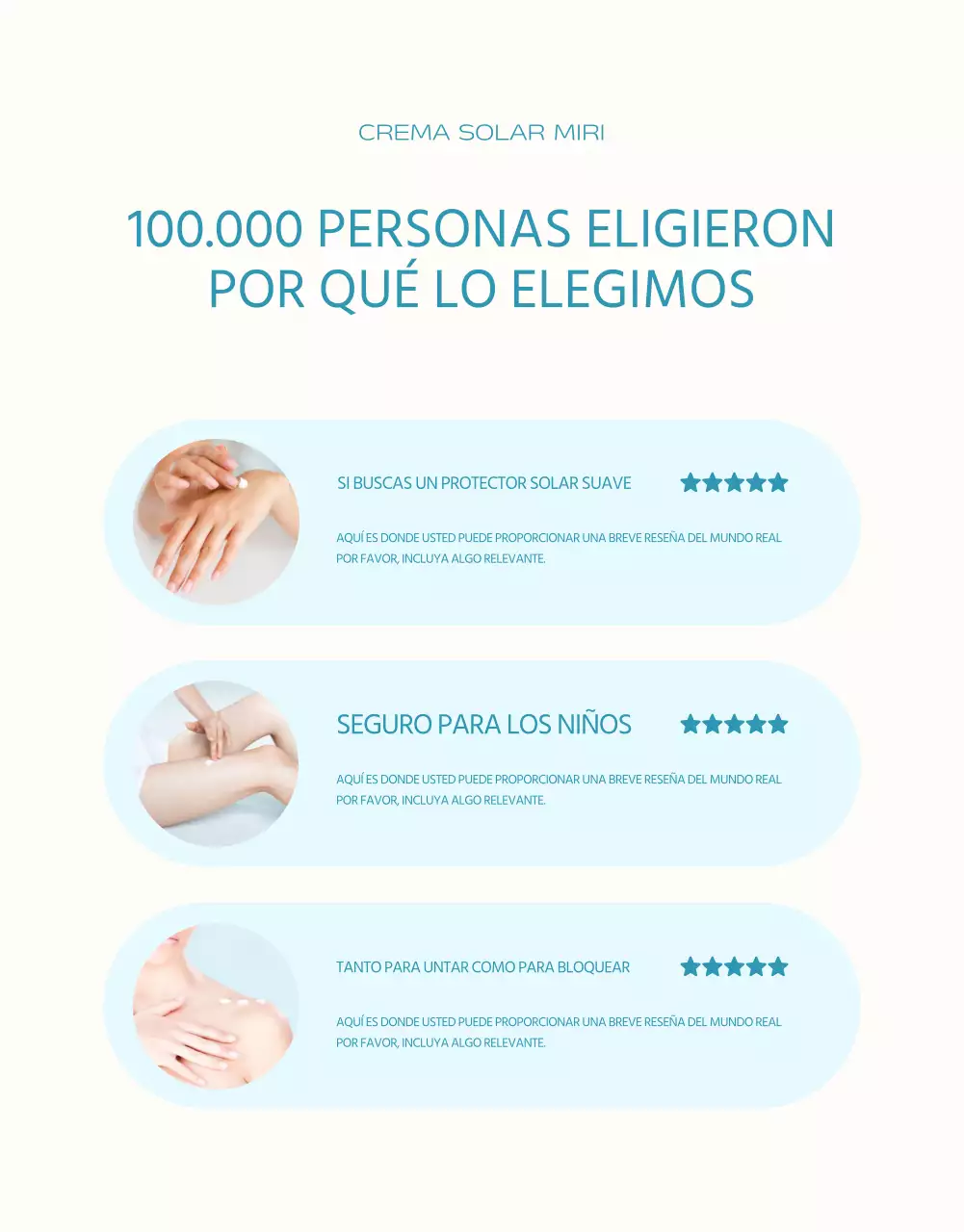 Un simple protector solar en azul claro y naranja explicado