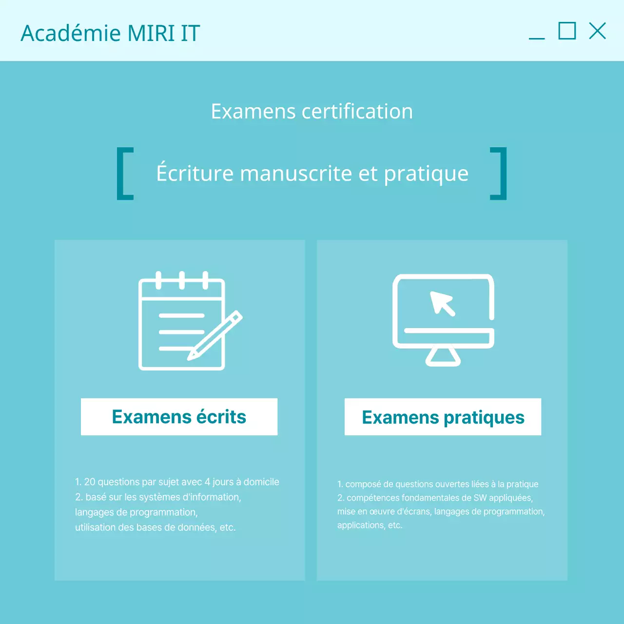 Promouvoir les cours de certification à la mode sur un fond bleu clair