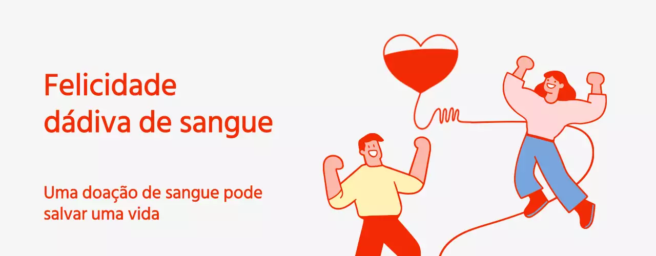 Conceito de ilustração de doação de sangue em vermelho e cinzento