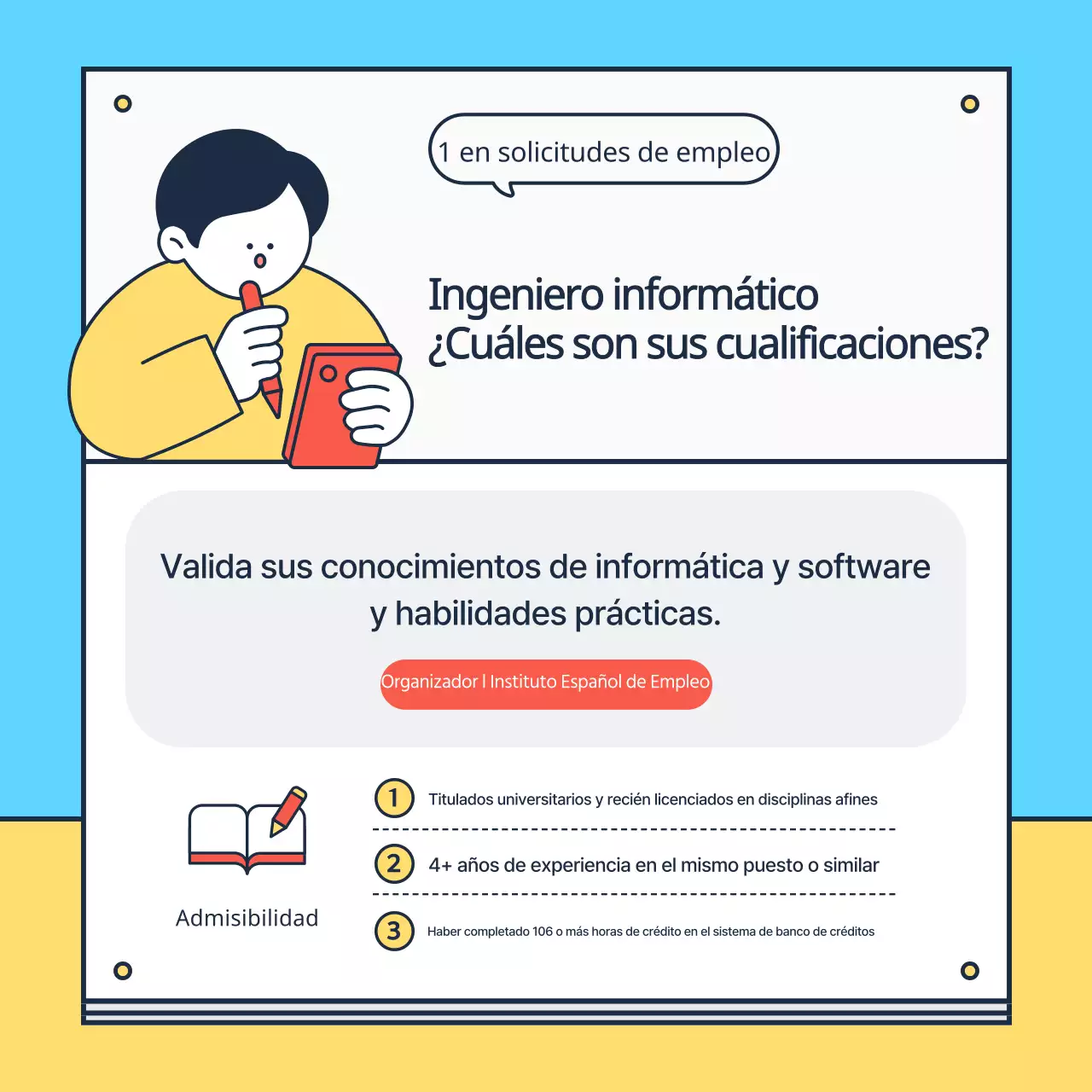 Sobre la certificación amarilla y azul claro