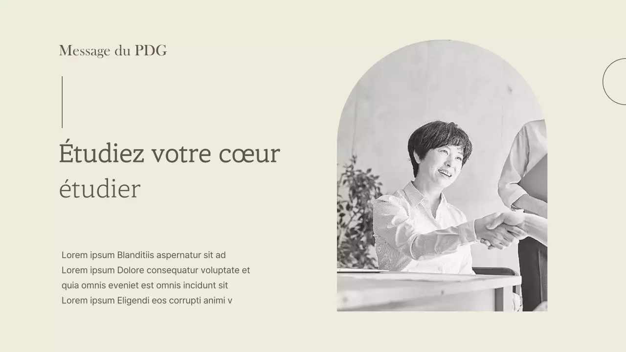 Une marque de luxe pour les petites entreprises en marron et ivoire