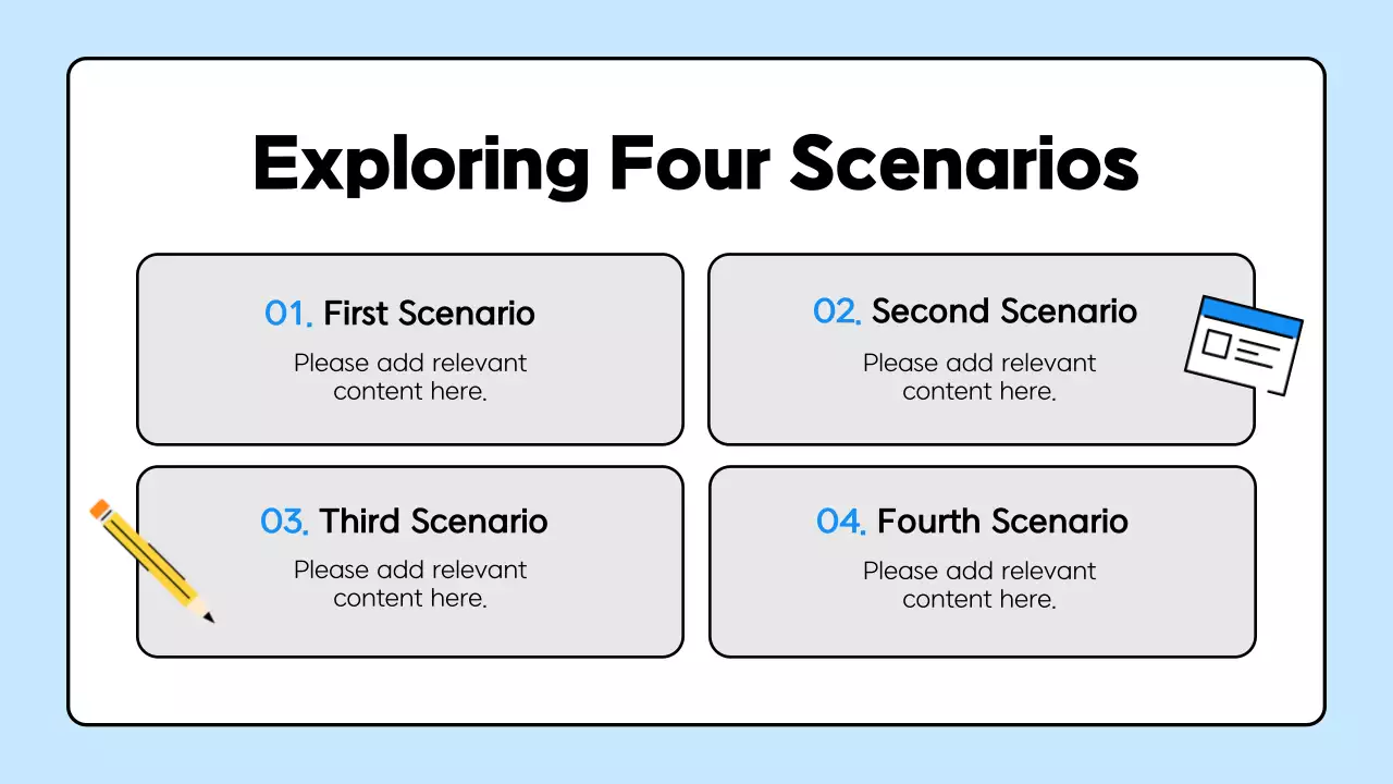 Blue Simple School Guide Presentation