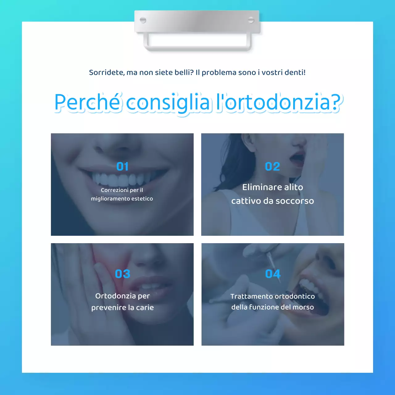 Promuovete il vostro studio dentistico azzurro