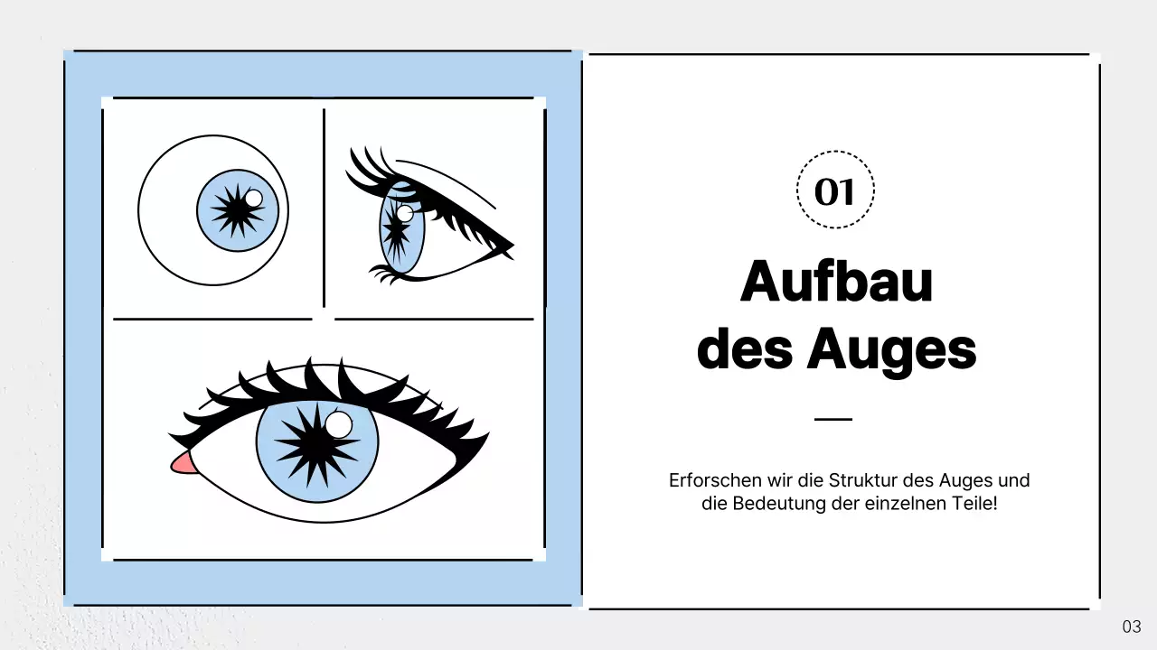Förderung der modernen Wissenschaft in Hellblau und Grau