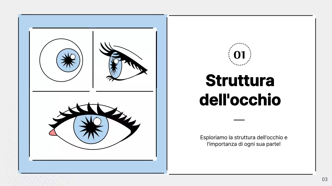 Promuovere la scienza moderna in azzurro e grigio