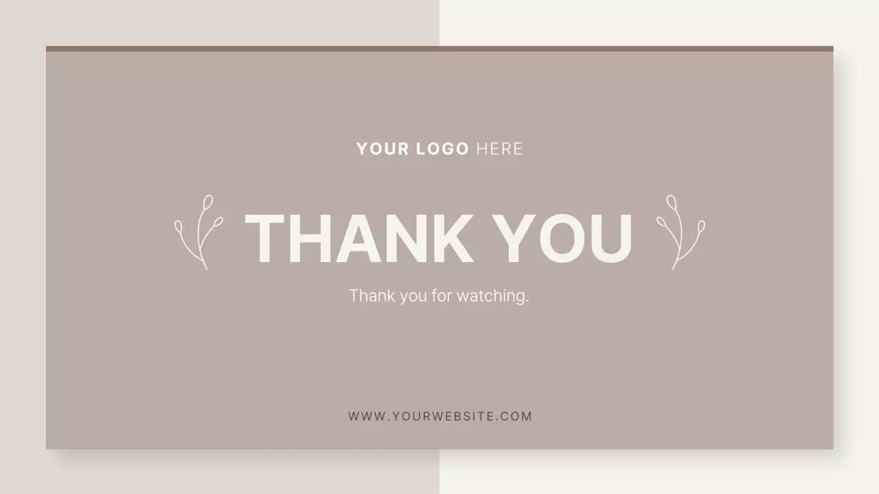 Beige Minimalist Brand Presentation