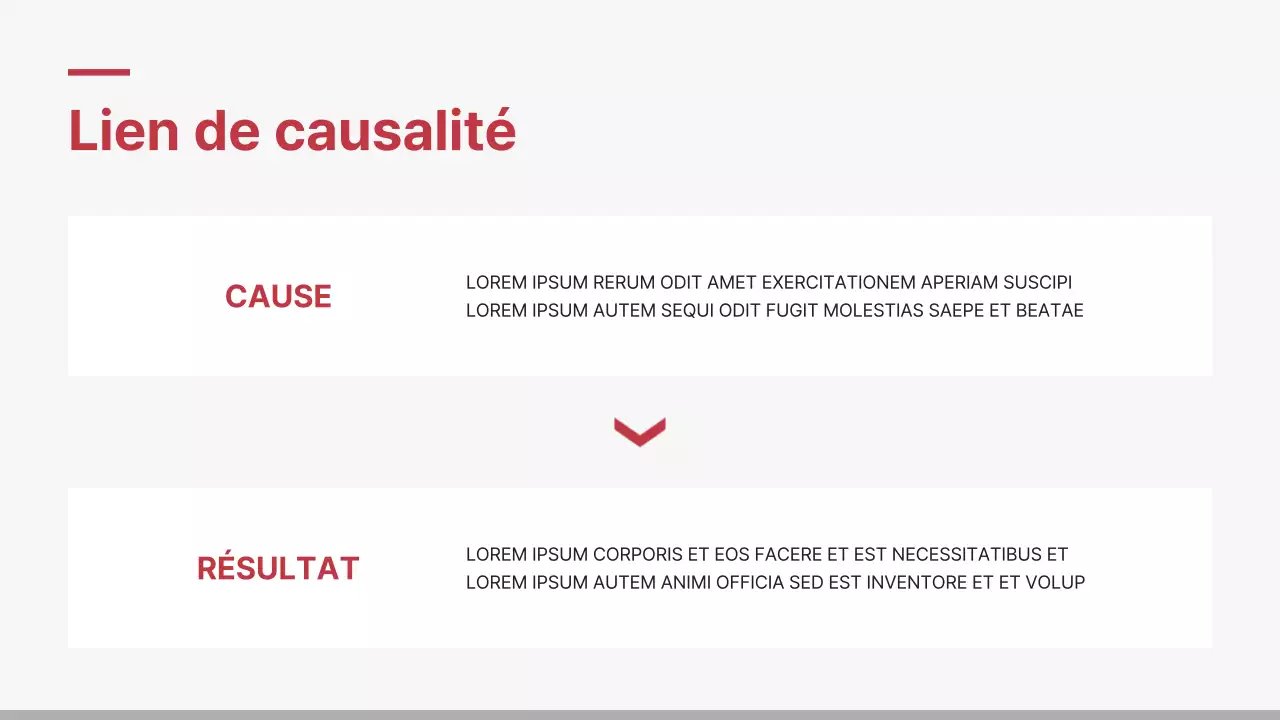 Rapport d'entreprise minimaliste en rouge et blanc