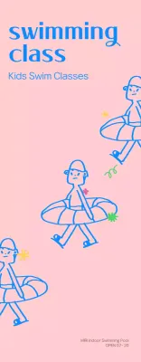 Promover centros de natação e de educação física para crianças azuis e cor-de-rosa