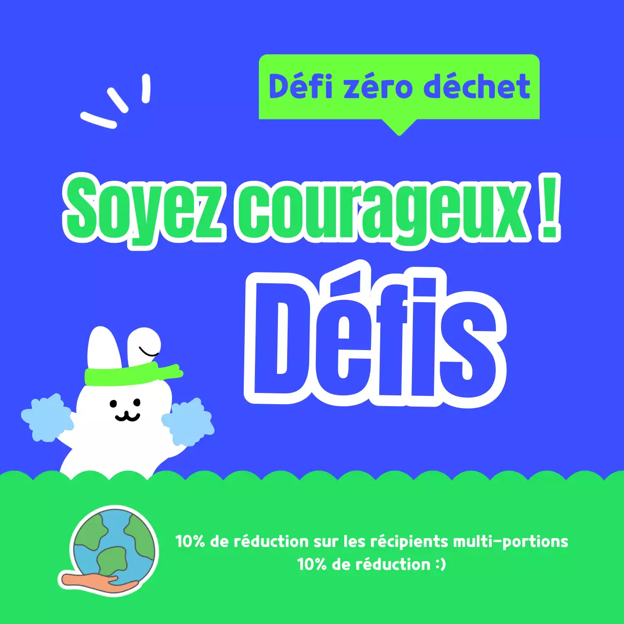 Promouvoir la journée "Bleu pour l'environnement