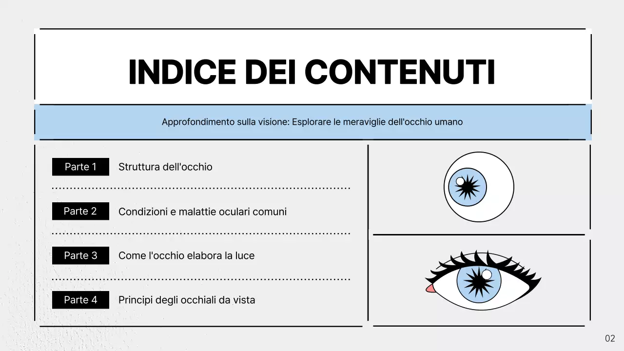 Promuovere la scienza moderna in azzurro e grigio