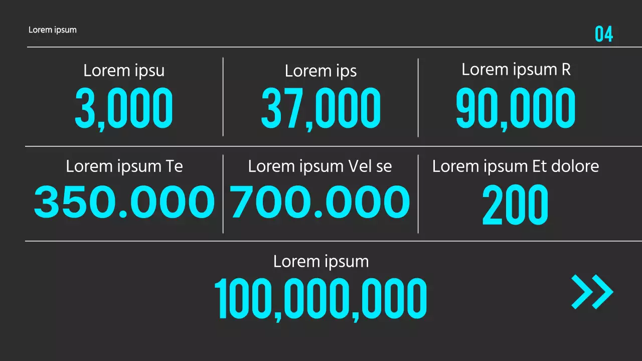 Schwarzer, minimalistischer Datenvisualisierungsbericht