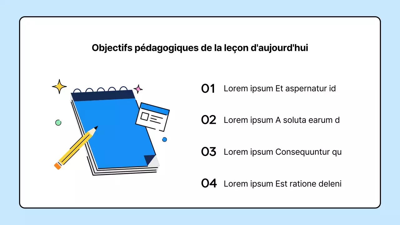 Jolies ressources scolaires jaunes et bleues
