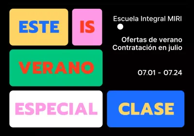Diseños con recuadros de distintos colores para resaltar las frases