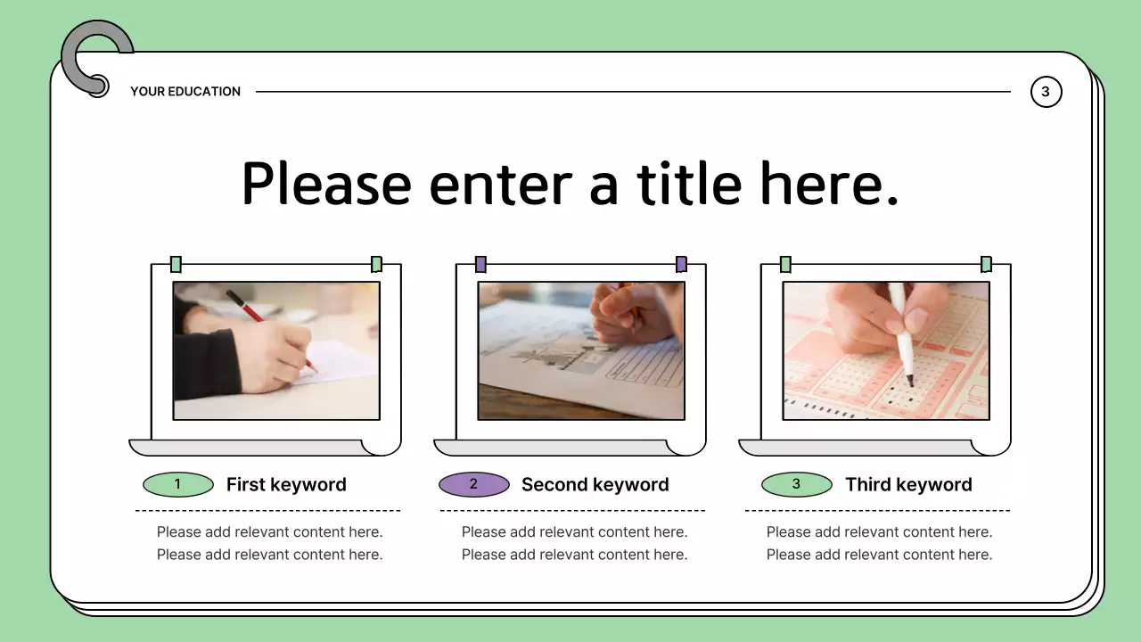 Green Modern Education Guide Presentation