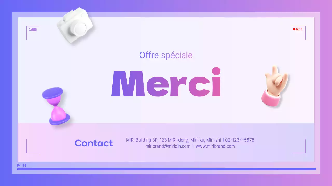 Pourpre et bleu, montage vidéo cybernétique pour promouvoir les cours d'amélioration de soi