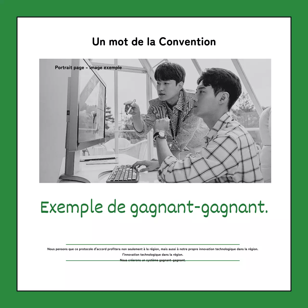 Un simple accord de travail vert et kaki expliqué