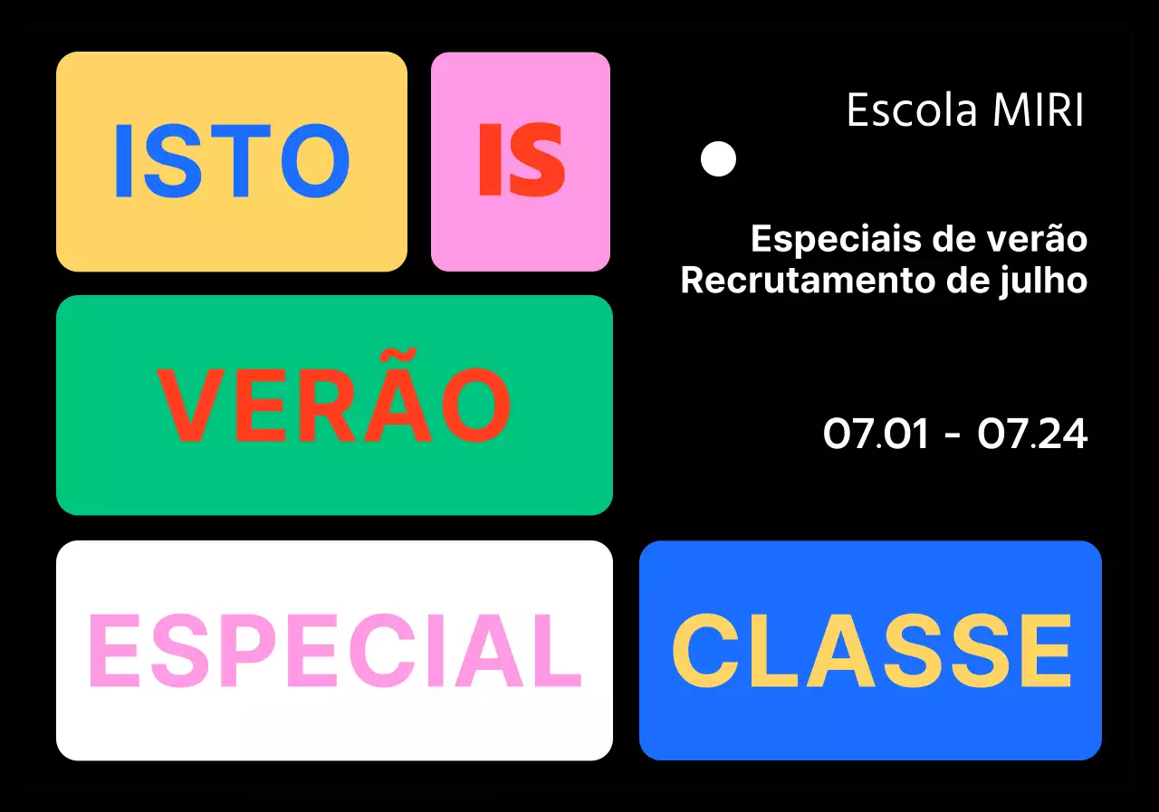 Desenhos com caixas de cores diferentes para realçar as frases