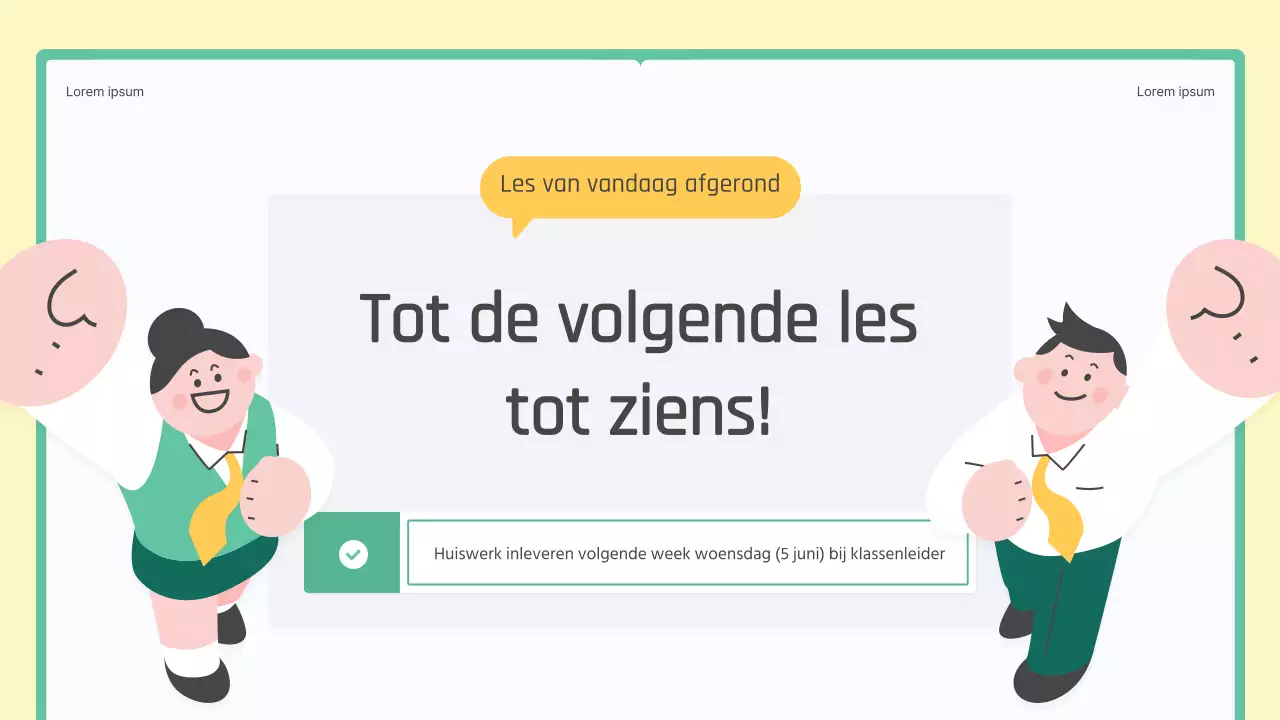 Een groen en geel boek conceptles voor Koreaanse idiomatische uitdrukkingen op de middelbare school