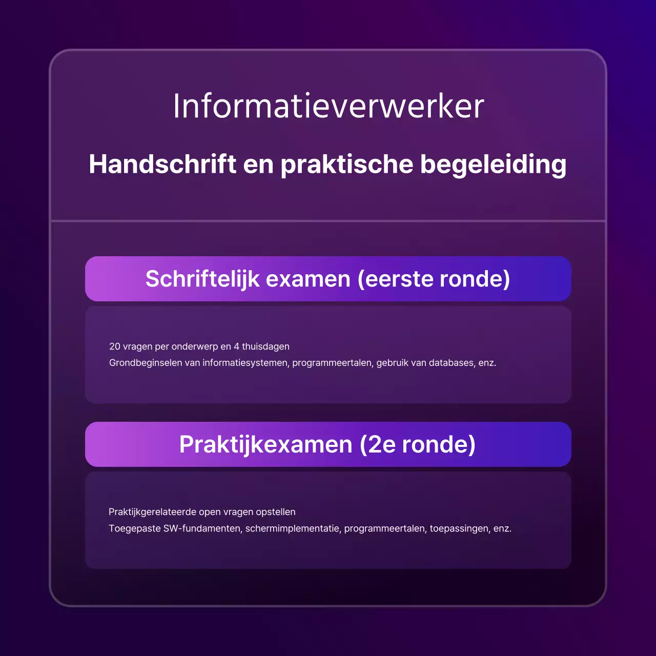Een eenvoudige paars met zwarte kwalificatie