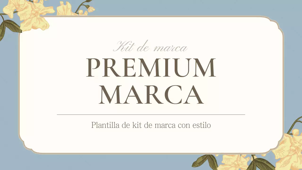 Una lujosa declaración de marca en azul claro