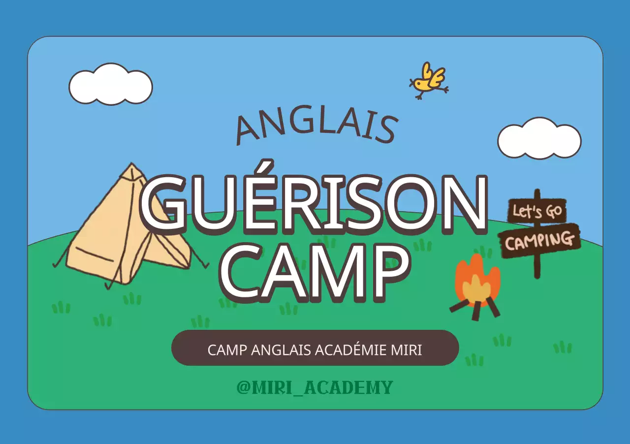 Academy English Camp Concept par Camping Illustrated