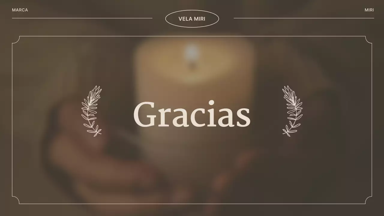 Guía de talleres de velas vintage en marrón y verde