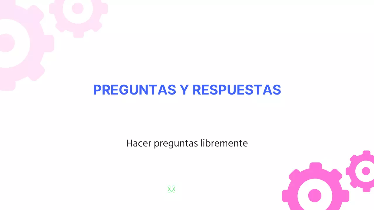 Un sencillo resumen de proyecto de desarrollo web en azul y rosa