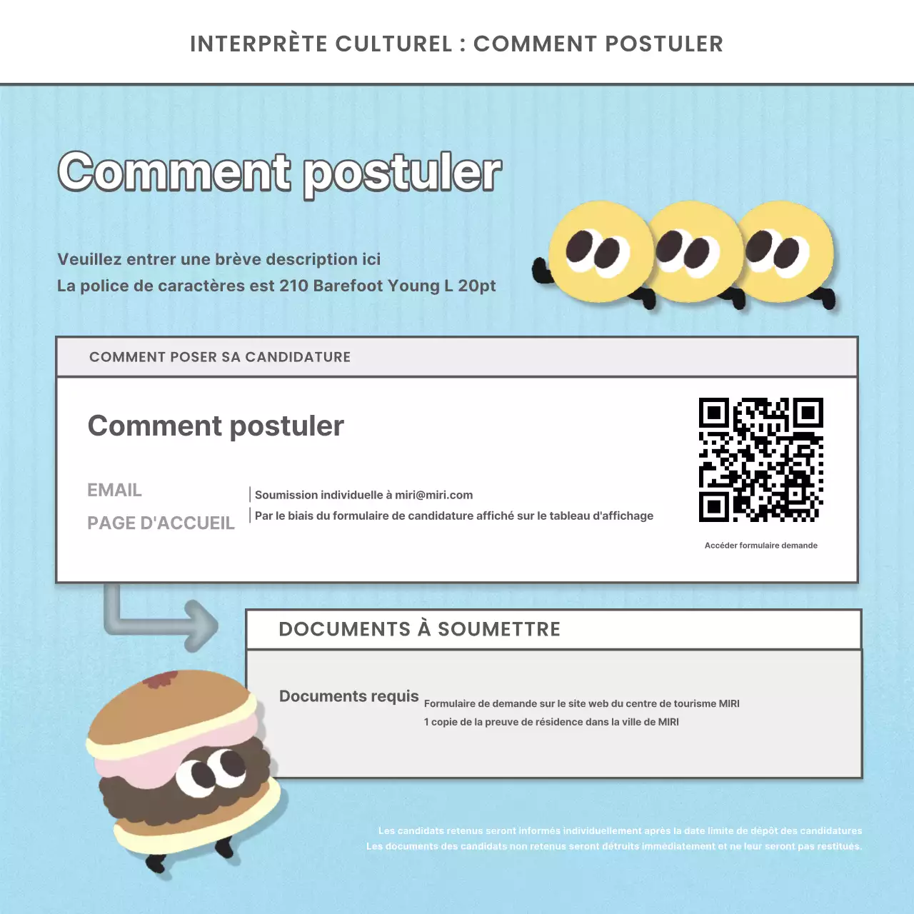 Des interprètes culturels bleu clair et rose sont recherchés pour un nouvel emploi