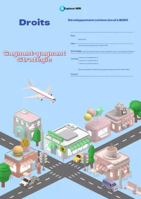 Promouvoir un joli argumentaire rose et bleu clair