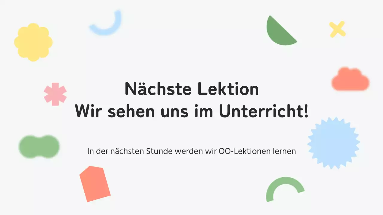 Der graue, gemütliche Schullehrer Unterrichtsplan