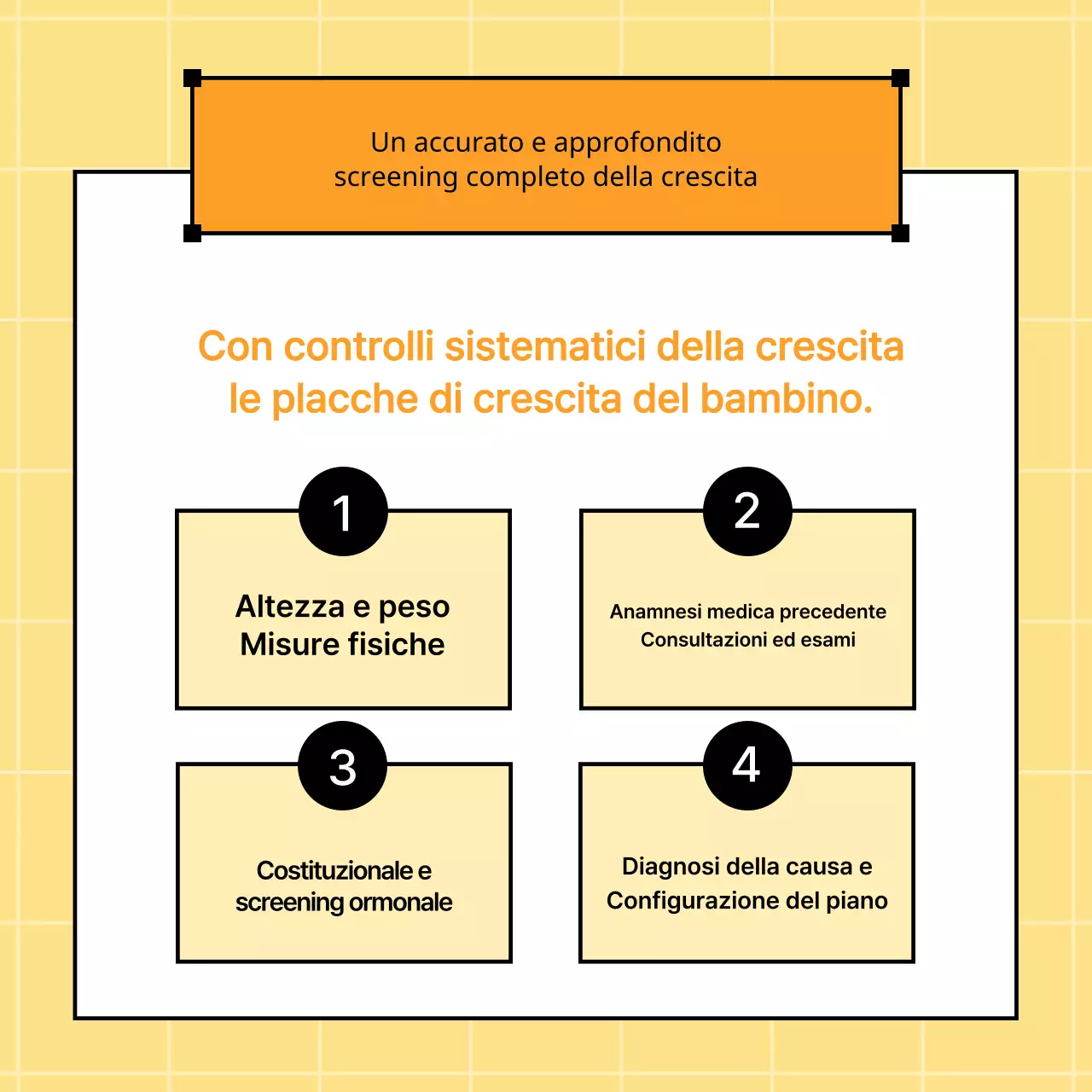 Promozione dell'incantevole clinica per la crescita dei bambini di Yellow