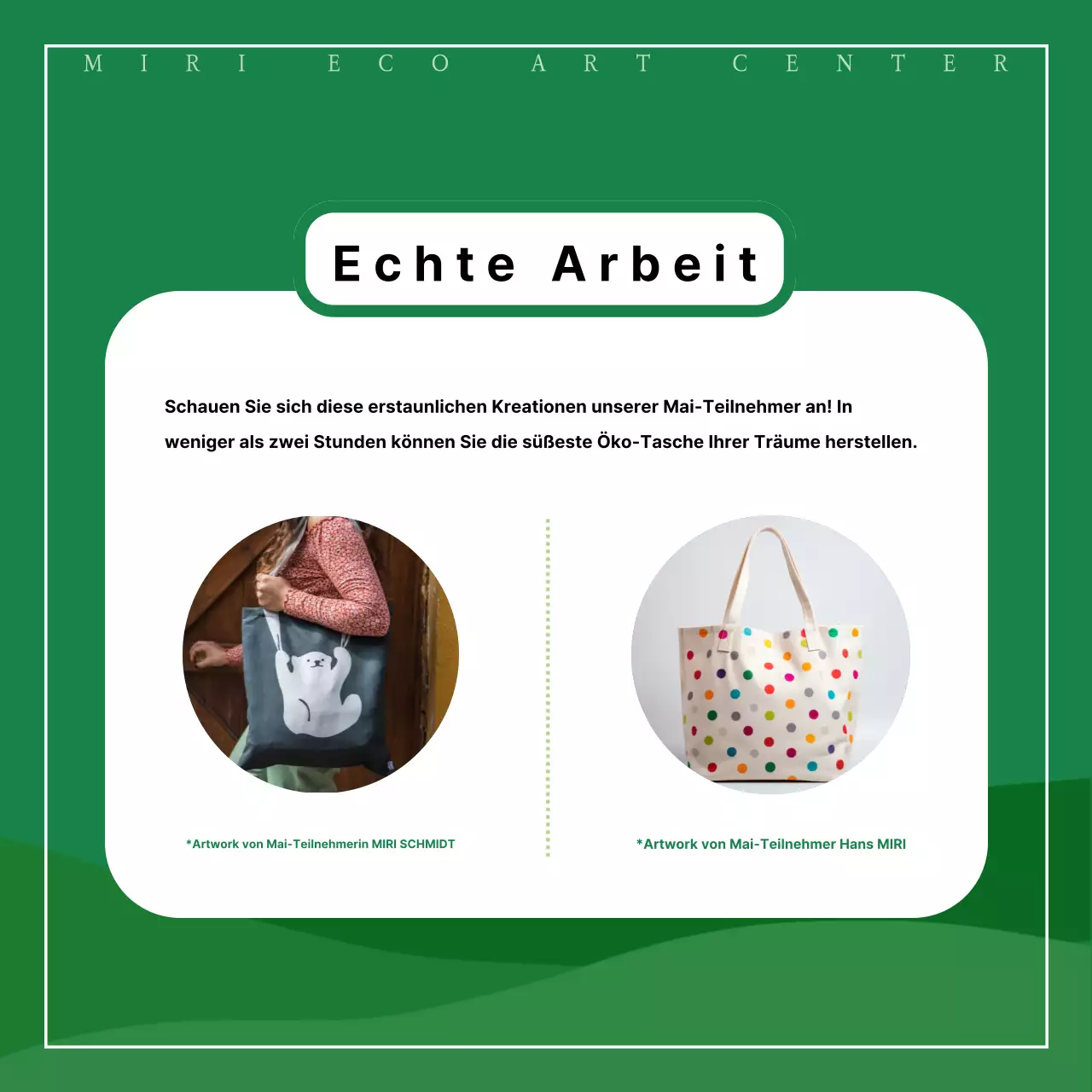 Förderung von grünen, minimalistischen Upcycling-Erfahrungen