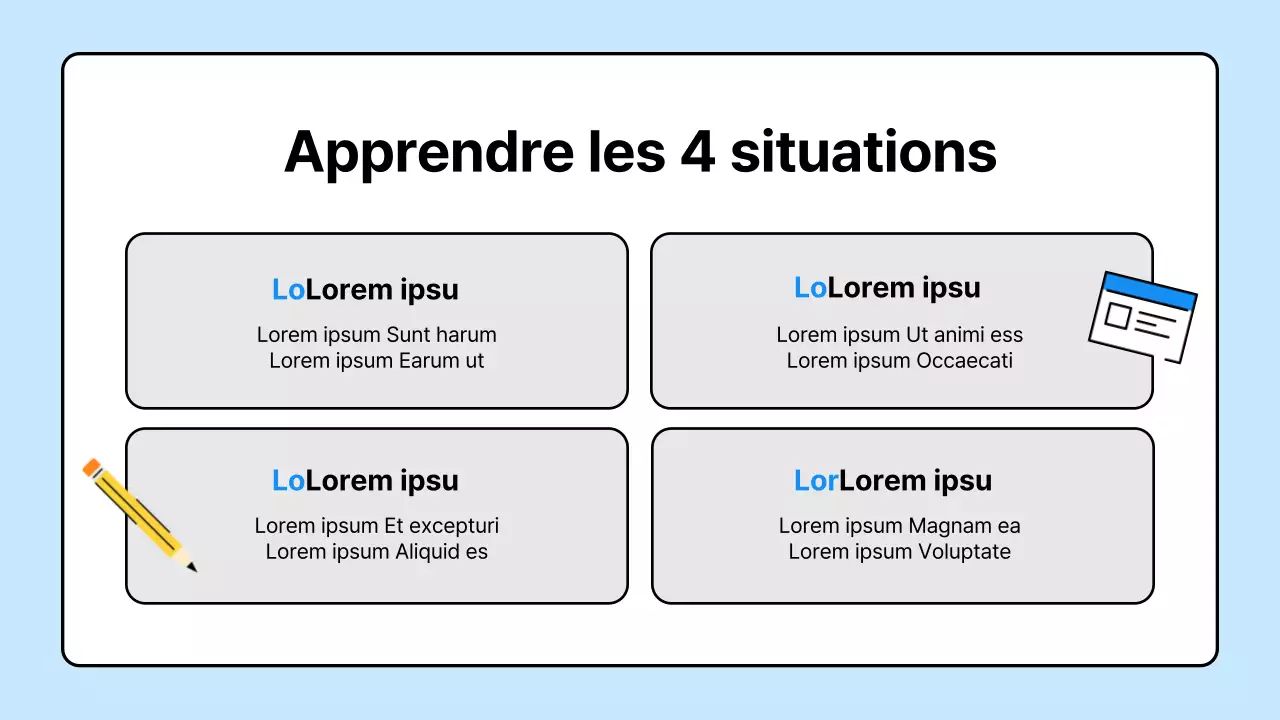 Jolies ressources scolaires jaunes et bleues