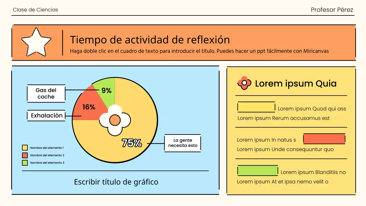 Fotosíntesis en un estallido de naranja y verde