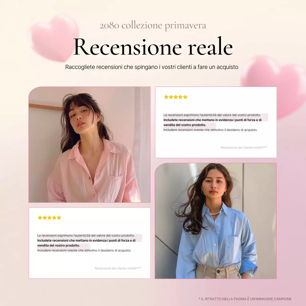 Promuovere una rassegna di moda kitsch in rosa