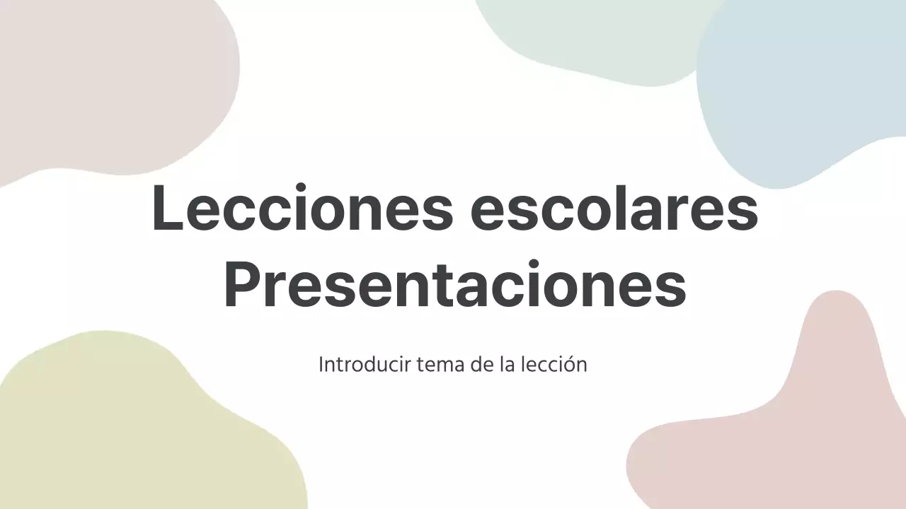 Material didáctico gris y sencillo para el profesor