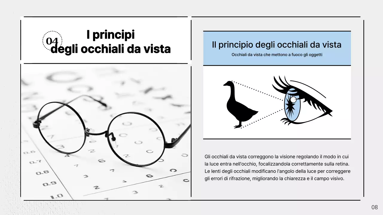 Promuovere la scienza moderna in azzurro e grigio