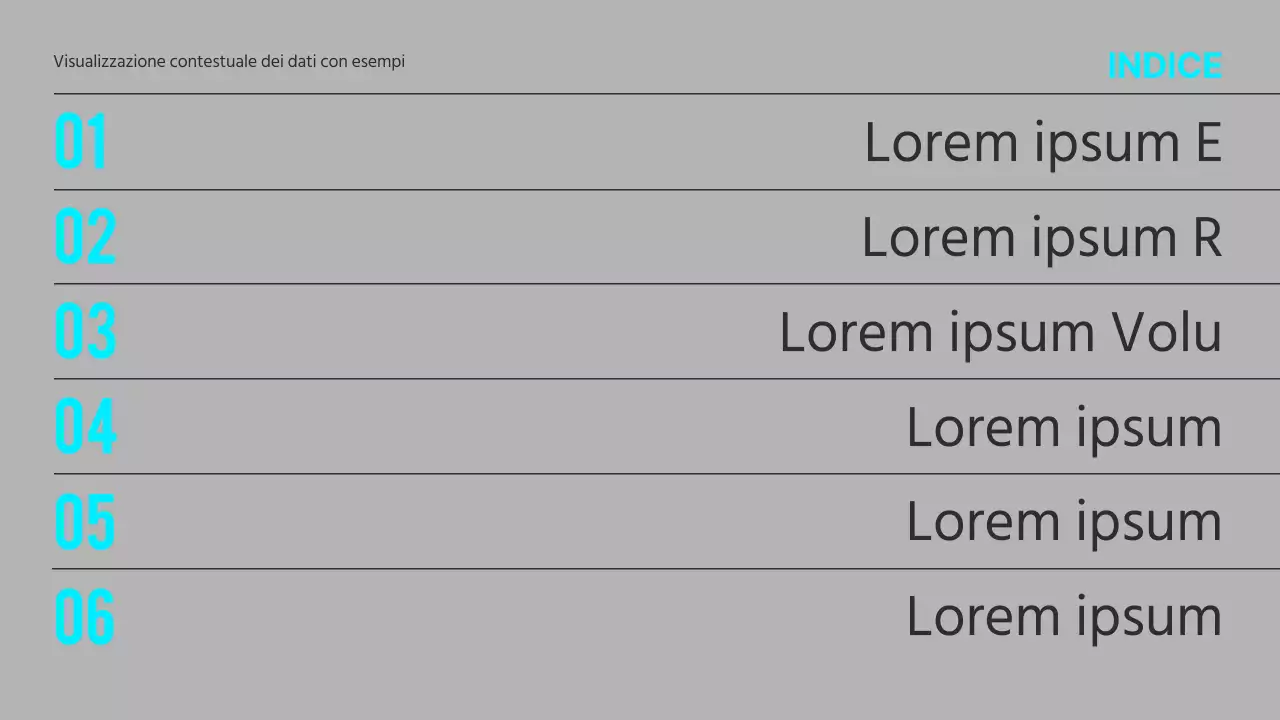 Rapporto di visualizzazione dei dati nero e minimalista