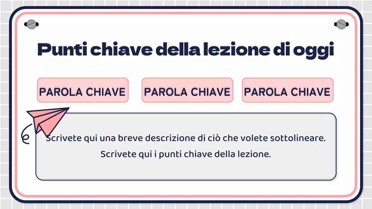 Lezioni per la scuola media con personaggi rosa e menta