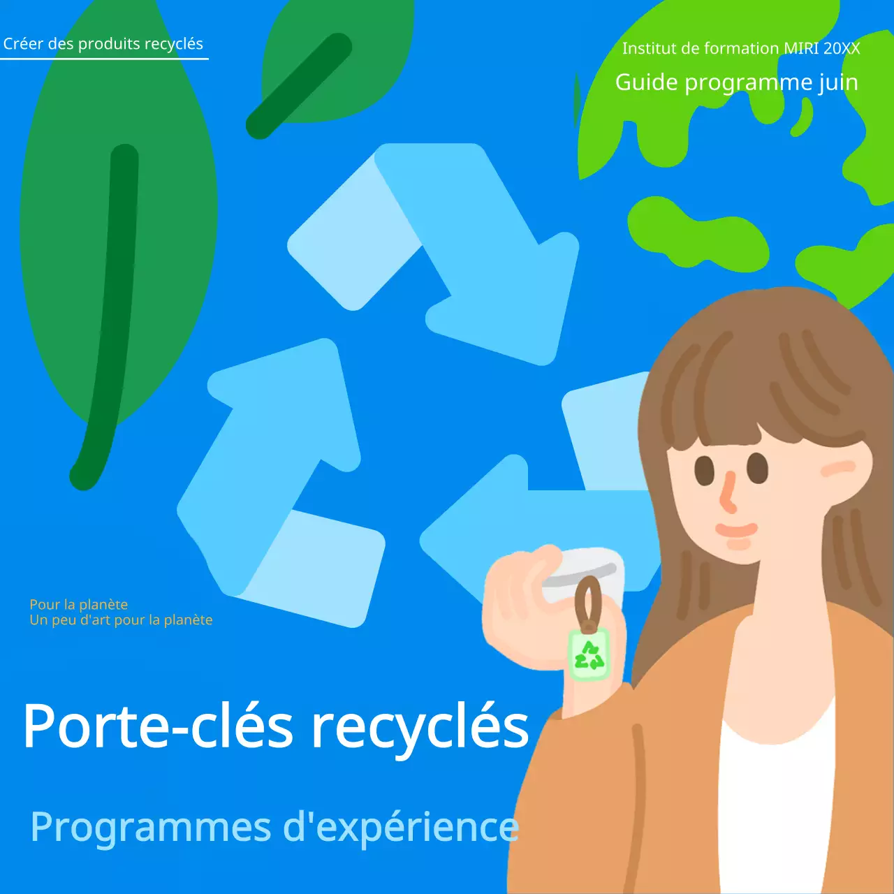 À propos du programme "Pop Art of Recycling in Blue