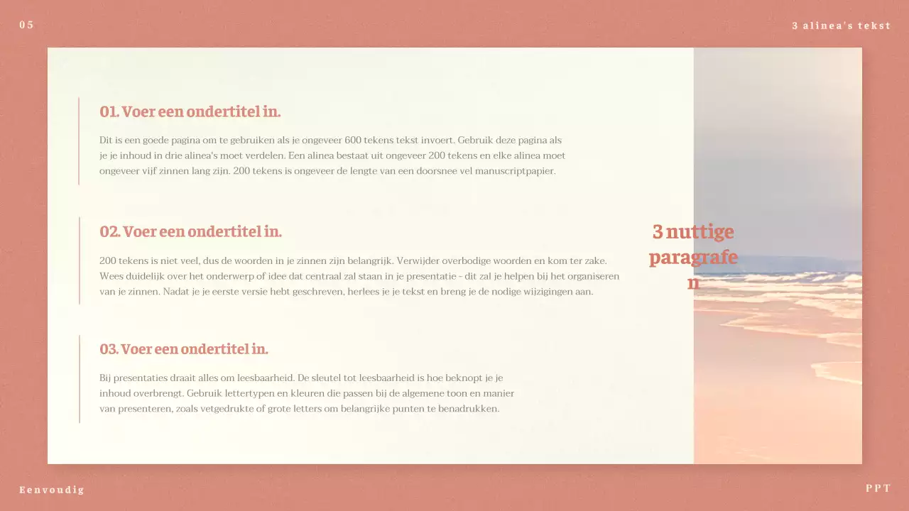 Roze minimalistische voorstellen voor lange en korte berichten