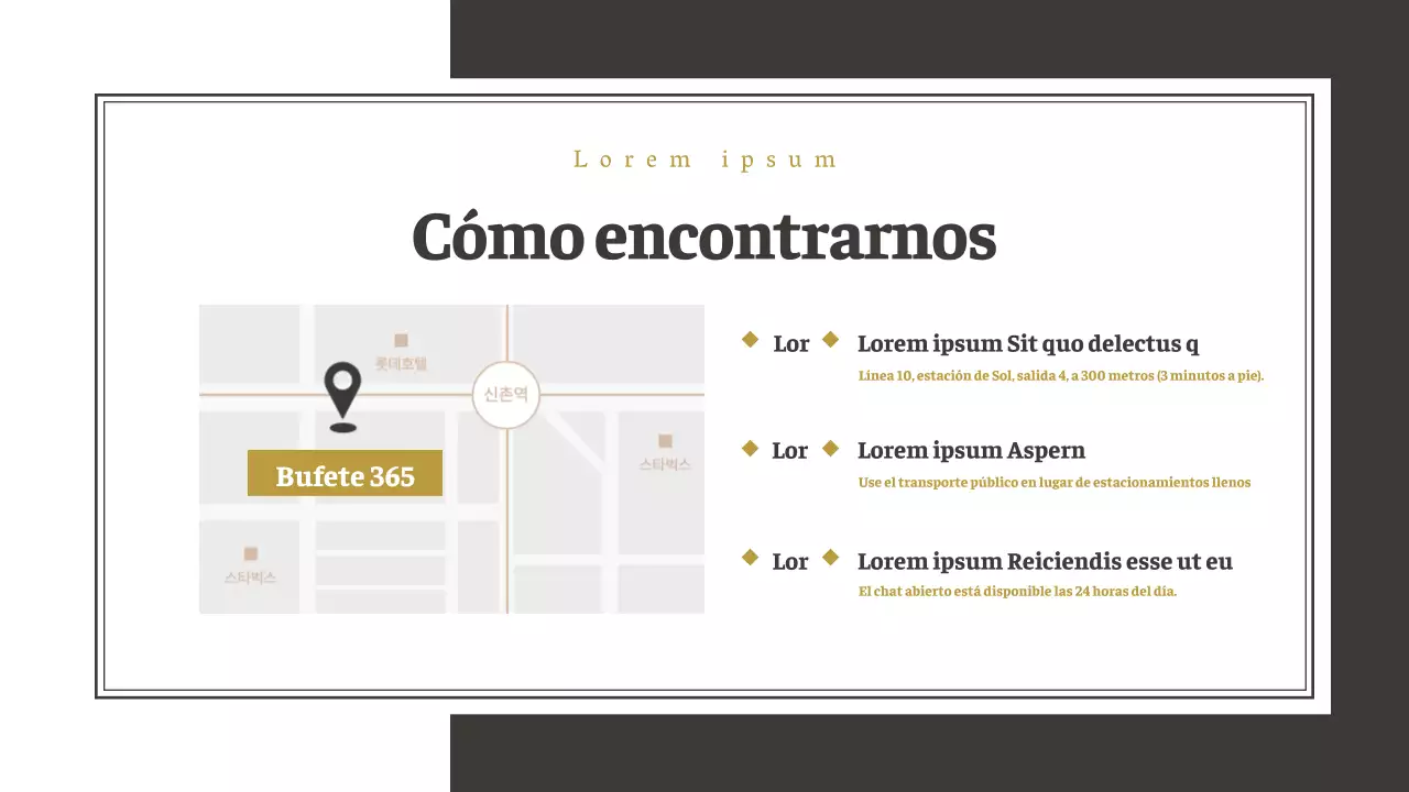 Perfil de empresa de un bufete de abogados