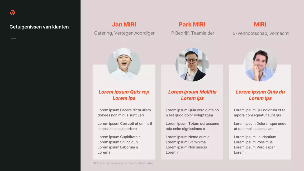 Minimalistisch PR-bureau in beige en zwart case report