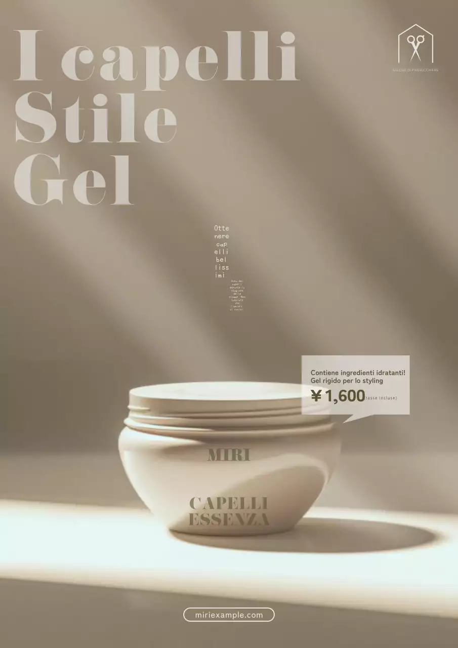 Pubblicità moderna per la cura dei capelli nella stagione delle piogge.