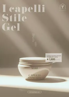 Pubblicità moderna per la cura dei capelli nella stagione delle piogge.