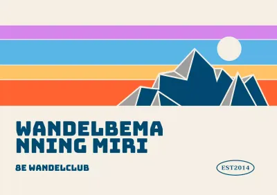 Bevorder bergassociaties met kleurrijke illustraties van bergen en landschappen