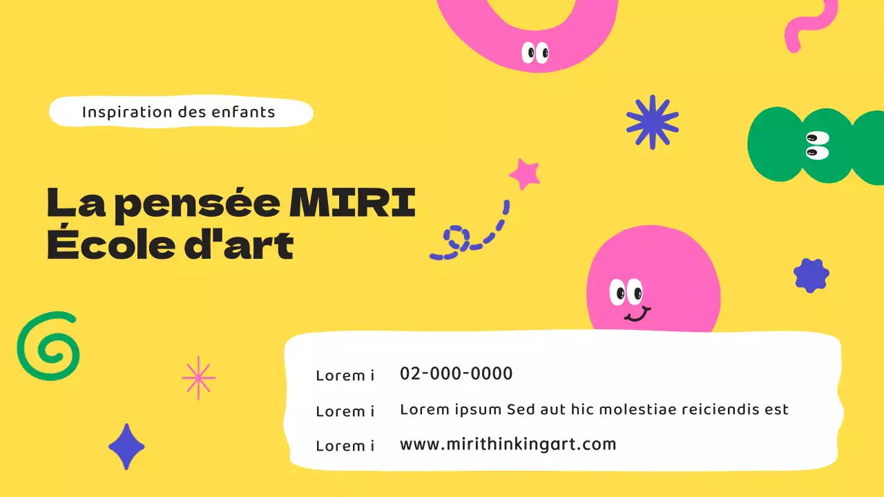 Présentation de l'atelier d'art confortable de Yellow et Violet