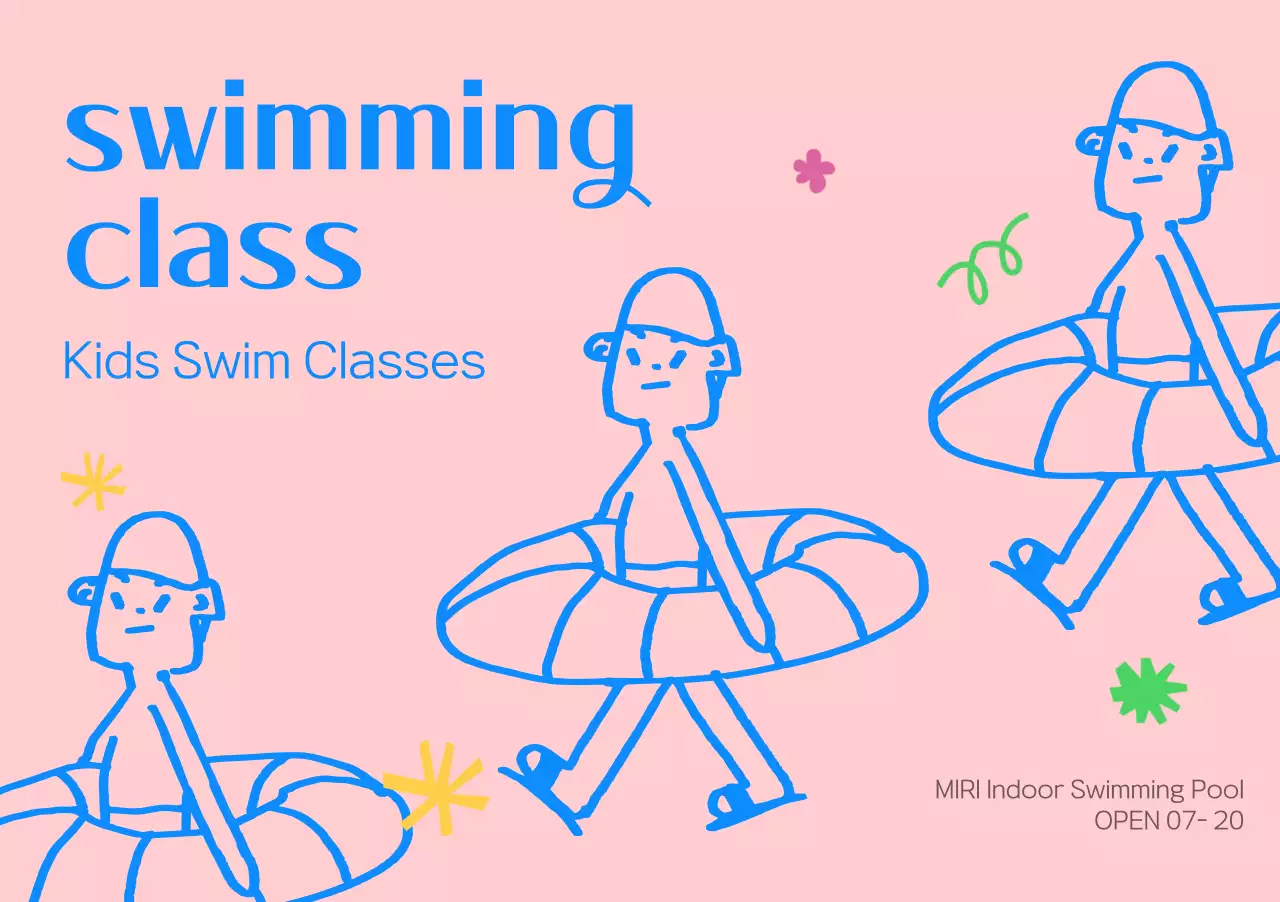 Promote the Blue and Pink Children's Aquatics Center