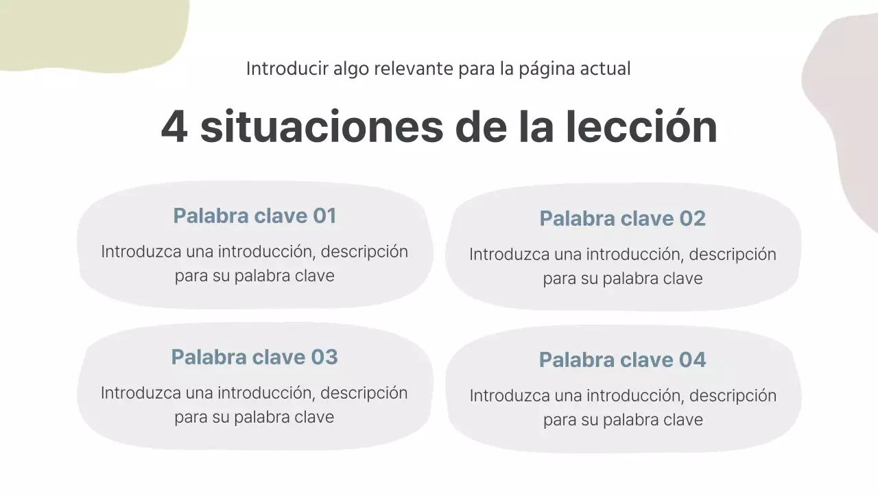 Material didáctico gris y sencillo para el profesor